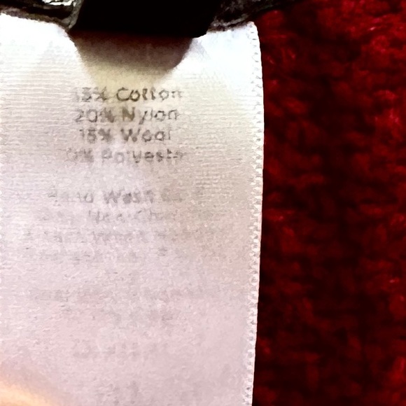 Talbots Dark Red L Cozy Cardigan - Picture 3 of 5